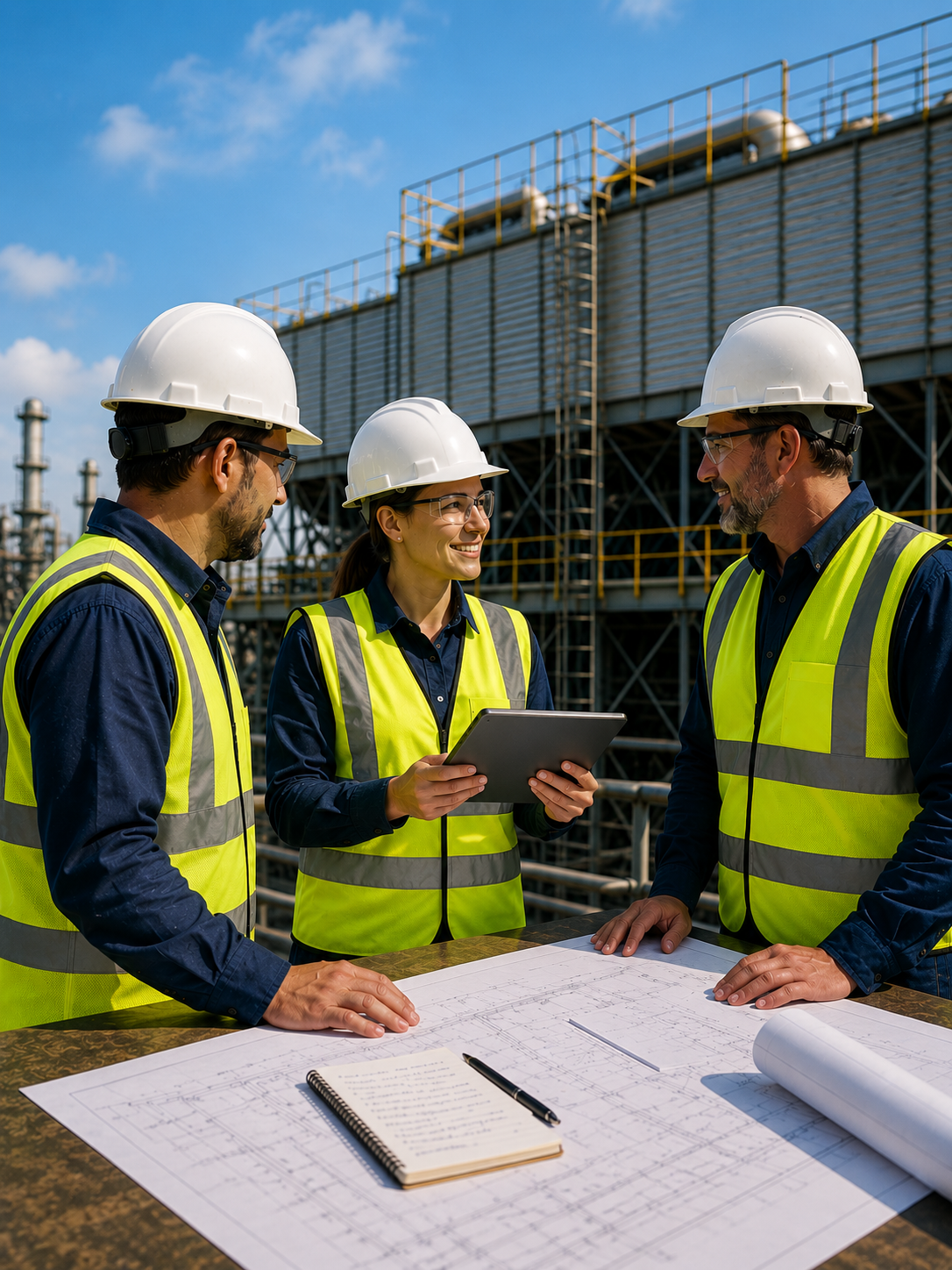 Cooling Tower Project Planning and Scope Review Portrait