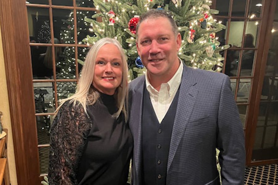 Rob Enos and his Wife Paula