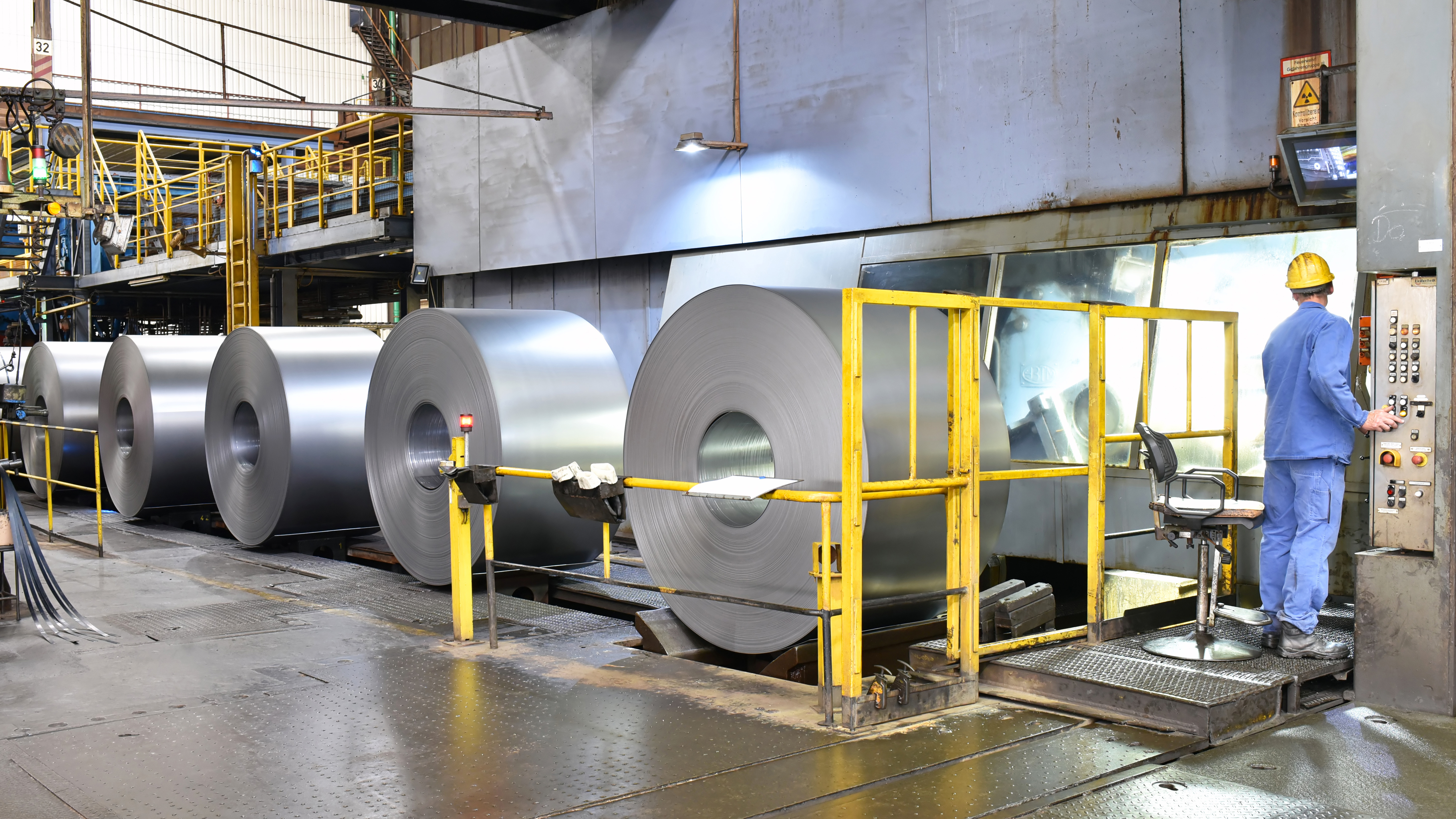 Inside Steel Mill