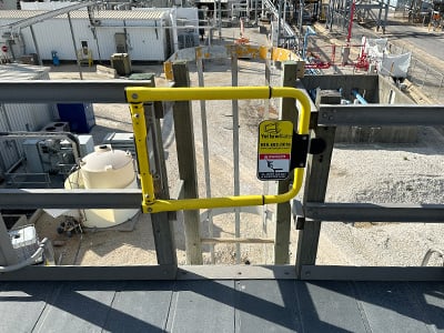 Cooling Tower OSHA Escape Ladder Swing Gate Cooling Tower OSHA Escape Ladder Swing Gate